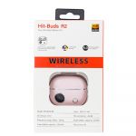 Hi-fi Auriculares Wireless S/ Fio para Telemóveis, R2 Rosa - 8434010348067