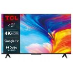 TV TCL 43" P631 LED UltraHD Google TV Smart TV 4K