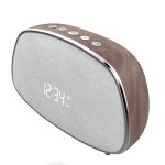 Rádio Relógio Portátil Bluetooth Madeira - BLP2610-143