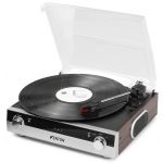 Gira-Discos FENTON Gira Discos Bluetooth 33/45/78 RPM (Alumínio/Madeira)
