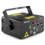 Beamz Laser RGBW 2x100/2x50mW Vermelho e Verde C/ Comando (acrux Quatro)