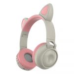 New Science Auscultadores Cat Ear Wireless Headphones Almofadados New Sciense BT-028 BT-028 Rosa - 8699261112618