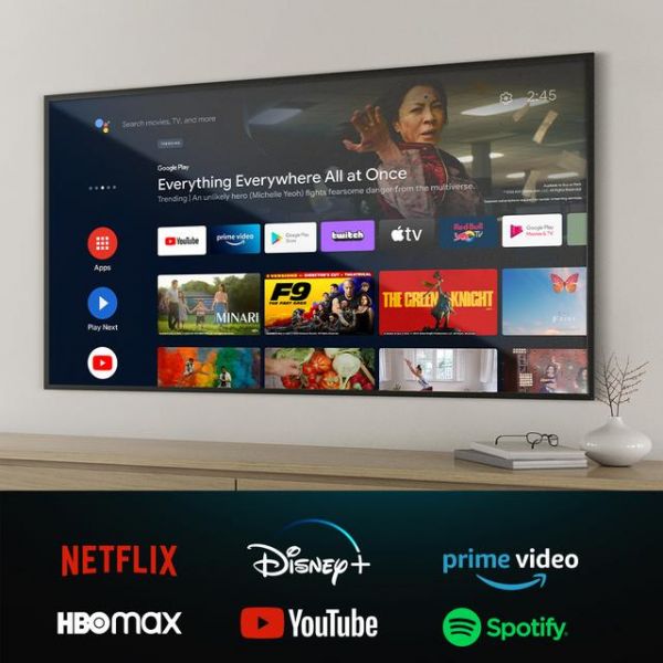 TV Cecotec 55" VQU10055 QLED 4K UHD Smart TV