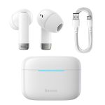Baseus In -ear Wireless Tws Headphones Bluetooth 5.3 White (bowie E9)