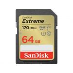 Sandisk Cartão de Memória SDXC Extreme 64GB 170 MB/s Class10