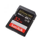 SanDisk Extreme Pro 32GB Sdhc Memory Card + 2 Years Rescuepro Deluxe Up To 100MB/s & 90MB/s Read/write Speeds, Uhs-i, Class 10, U3, V30 - TSDSDXXO-032G-GN4IN