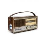 Kooltech Rádio Vintage Silver Cprsoul