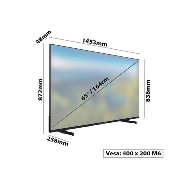 TV Daewoo 65" 65DM72UA UHD 4K Smart TV