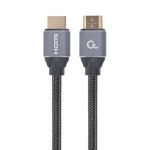 Cabo HDMI 2.0 4K 60Hz Gembird CCBP-HDMI-3M Premium Series Braided com Ethernet 3m Preto