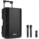 VONYX Coluna Amplificada Portátil 12" 800W MP3/USB/SD/FM/2xUHF/BLUETOOTH (VSA500)