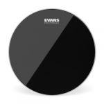 Evans Hydraulic Black Drum Head, 18 Inch
