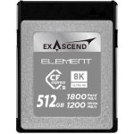 Cartão Exascend Cfexpress Type B 512GB R1800/W750 Element Serie - EXASCENDEXPC3S512G