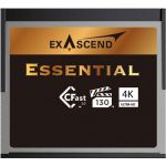 Cartão Exascend Cfast 2.0 512GB R550/W530 Essential Serie - EXASCENDEXSD3X512G
