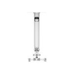 VISION Professional Telescopic Projector Ceiling Mount - LIFETIME WARRANTY - pole length 440-740 mm / 17-29" - fits most projectors - obstruction-free cable management - Includes: retrofitting ceiling trim disc, sloping ceiling mechanism - white TM-TELE