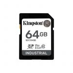 SDHC Kingston 64GB Industrial C10 UHS-I U3 V30 A1 pSLC - 740617335453