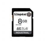 SDHC Kingston 8GB Industrial C10 UHS-I U3 V30 A1 pSLC - 740617335484