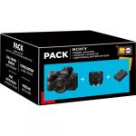 Sony Pack Fnac Máquina Fotográfica Alpha a7 Mark Iii + SEL-2860 Fe 28-60mm f/4-5.6 Oss + Fe 50mm f/1.8 + Bateria Extra NP-FZ100
