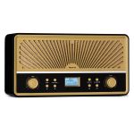Rádio digital Glastonbury Go stereo bateria de íon de lítio BT DAB VHF MP3 USB Line In - DAB-307 BK