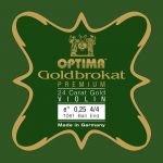 Optima Violin Strings Goldbrokat Premium 24 Karat Gold 631788
