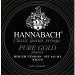 Hannabach Strings for Classic Guitar Serie 825 Medium Tension Specialized Gold Plated 652635