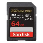 SanDisk Secure Digital Extreme Pro UHS-II 64GB Class10 (U3) 6K V60 100/280MB/s - SDSDXEP-064G-GN4IN