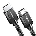 UGREEN Cabo HDMI HD135 M/M 8K Ultra HD HDMI 2.1 3m Trançado Cinzento