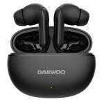 Daewoo Tws In-ear DW2004 Auriculares Sem Fios com Cancelamento de Ruído e Estojo de Carga Pretos