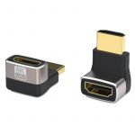 PcCom Essential Conversor HDMI 8K 2.1 Macho para Fêmea Angular Tipo L Invertido