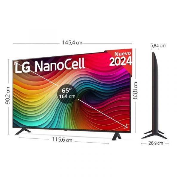 TV LG 65" NANO82 LED NanoCell UHD Smart TV 4K HDR10 - 65NANO82T6B