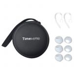 Timekettle Case para Fones de Ouvido do Tradutor Wt2 Edge + Pontas de Silicone + Ganchos Auriculares, Preto