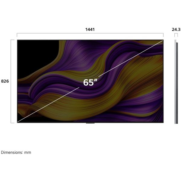 TV LG 65" OLED evo AI G5 Smart TV 4K 2025 120Hz HDR10 (Sem Stand)