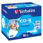 Verbatim CD-R 52x Printable 10 Unidades - 43325