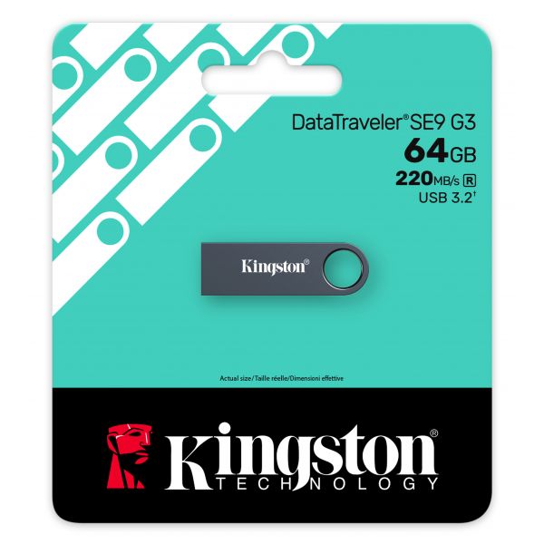 Kingston 64GB DataTraveler SE9 G3 DARKNIQUEL
