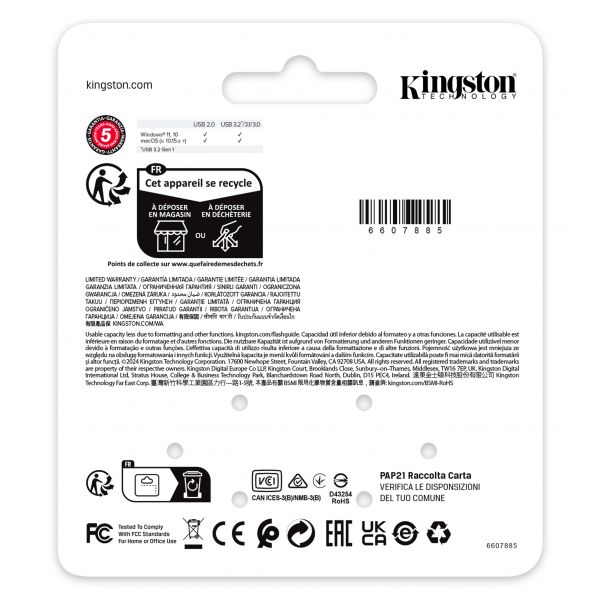 Kingston 64GB DataTraveler SE9 G3 DARKNIQUEL