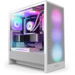 Nzxt Caixa ATX H5 Flow RGB (2024) Vidro Temperado Branca