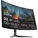Monitor Dell Alienware AW3225QF 32" QD-OLED UltraHD 4K 240Hz 0.03ms G-SYNC Curvo