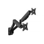 Equip Suporte de Parede Duplo Braços Ajustáveis de 17" a 32" VESA 100x100 Máx. 9Kg (Por Monitor)