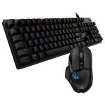 Teclado Logitech G512 Carbon RGB PT + Rato Óptico Logitech G502 HERO 25600DPI Preto