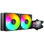 Mars Gaming Cooler CPU ML-VISION240 LCD ARGB Liquid Preto - MLVISION240