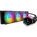 Cooler Master MasterLiquid 360 Ion ARGB Kit de Refrigeração Líquida 360mm com Ecrã Preto