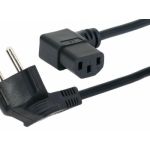 Ak 5018 - hitec - cabo de alimentação negro ficha angulada 1.80 m.