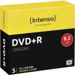 Intenso Dvd+R 8.5gb Double Layer16x Jewel Case Pack 5 - 4311245