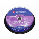 Verbatim Dvd+R 16x 4.7gb Cake 10 - 43498