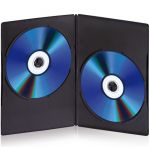 TNB Caixa DVD Dupla Slim 10 Unidades Black