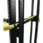 Side channel cable trough black ar8008blk