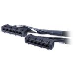 Apc data distribution cable, cat6 utp cmr 6xrj-45 black, 5ft (1.5m) ddcc6-005