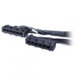 Apc data distribution cable, cat6 utp cmr 6xrj-45 black, 40ft (12.2m) ddcc6-040