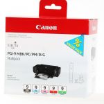 Tinteiro Canon PGI-9 MBK PC PM R G Multi Pack - 1033B011