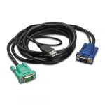 Apc integrated lcd kvm USB cable - 12 ft (3m) ap5822