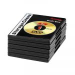 Hama caixa preto - dvd (pack de 5)